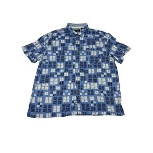 Nat Nast‎ Luxury Originals Men's XL Silk Cotton Short Sleeve Shirt